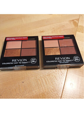 Lot of 2 Revlon Colorstay Day to Night Eye Shadow Quad Palette 560 STYLISH NEW